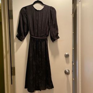 Beautiful BR black midi dress
